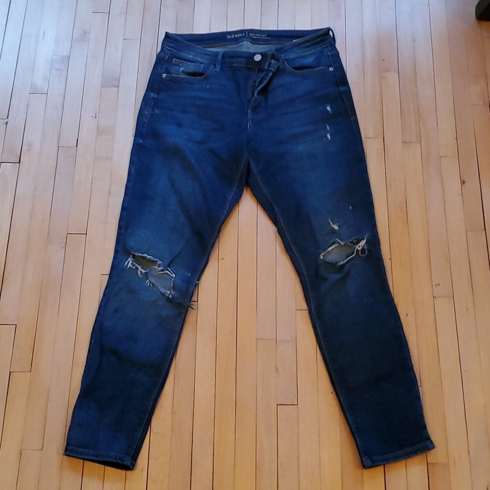 Old Navy Rockstar jeans.